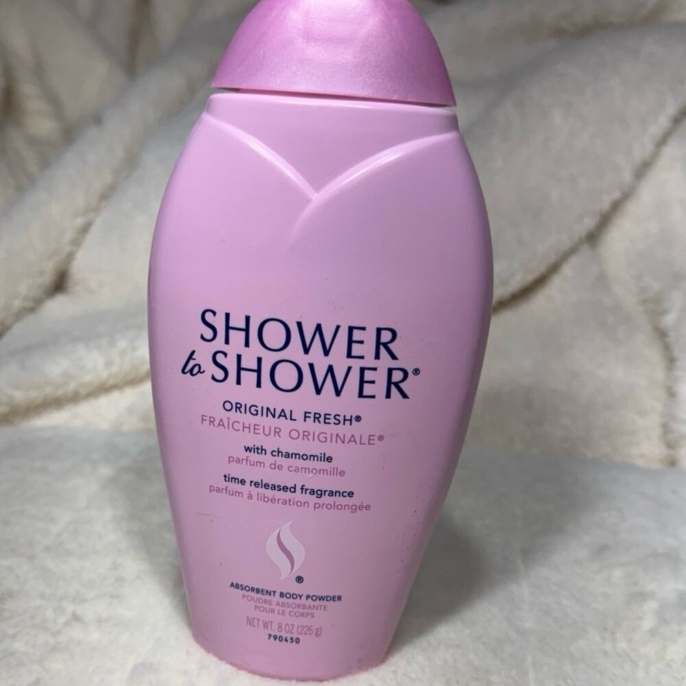 New! Shower to Shower talcum powder